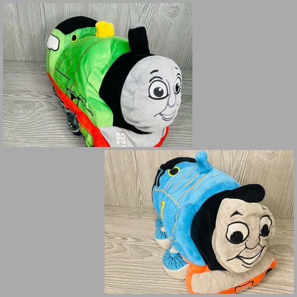 Thomas and friends Thomas the train and Percy train plush pillow toys 2014/2013 - Picture 11 of 12